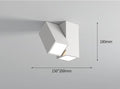 Lampa sufitowa NoEnName_Null, nowoczesna, biała, kadr z przodu, do salonu