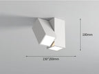 Lampa sufitowa NoEnName_Null, nowoczesna, biała, kadr z przodu, do salonu