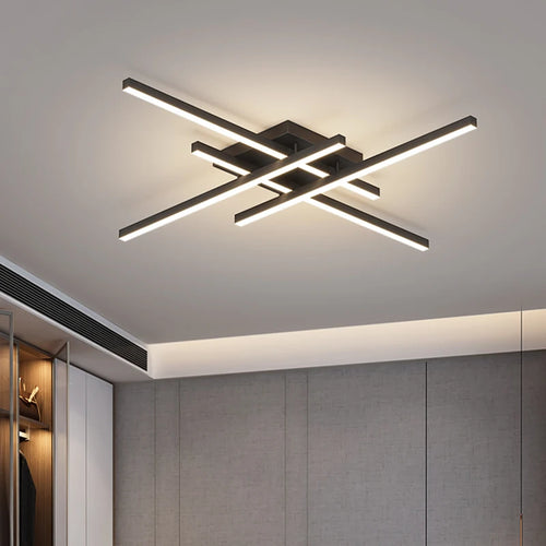 Nowoczesna lampa sufitowa CETANT z geometrycznym designem LED do wnętrz