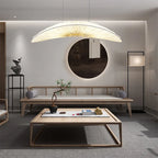 Lampa wisząca Queen Lifedecor, nowoczesna, biała, kadr przód, do salonu