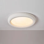 Nowoczesna biała lampa sufitowa LED DRMIYA z okrągłym designem i delikatnym światłem
