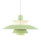 Zielona lampa wisząca z kolekcji zhiwudeng nowoczesny design lampy wiszące do salonu