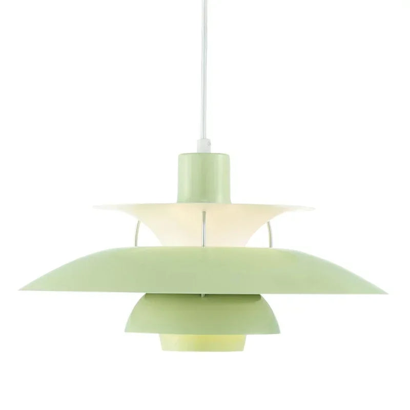 Zielona lampa wisząca z kolekcji zhiwudeng nowoczesny design lampy wiszące do salonu