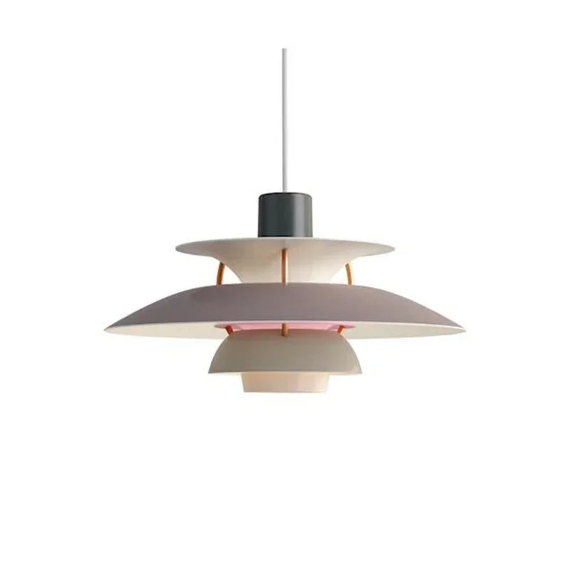 Zhiwudeng nowoczesna lampa wisząca o unikalnym wielowarstwowym designie