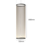 Nowoczesna lampa wisząca, przezroczysta, szerokość 550mm, przeznaczenie do nowoczesnych wnętrz