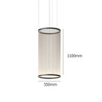 Nowoczesna lampa wisząca, okrągła, przezroczysta, z przeznaczeniem do salonu
